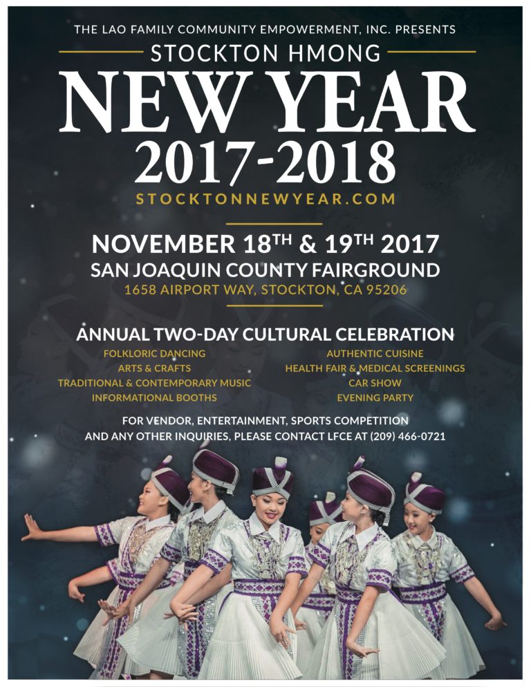 Stockton Hmong New Year Flyer Health Plan of San Joaquin