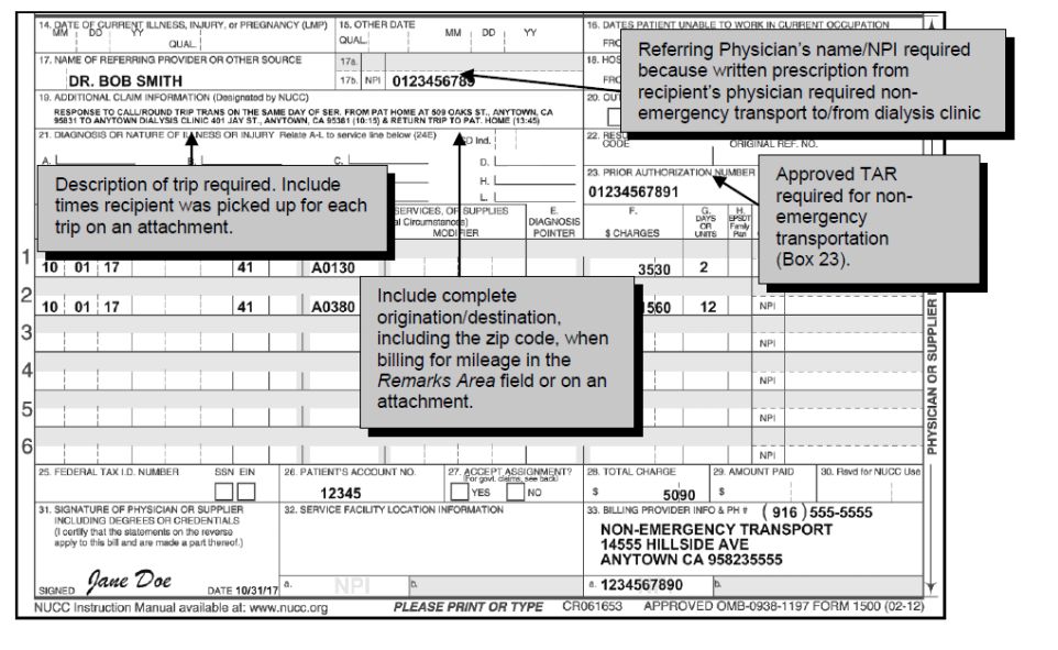 Billing Sample