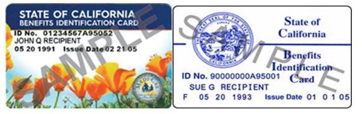 State of California - Medi-Cal card