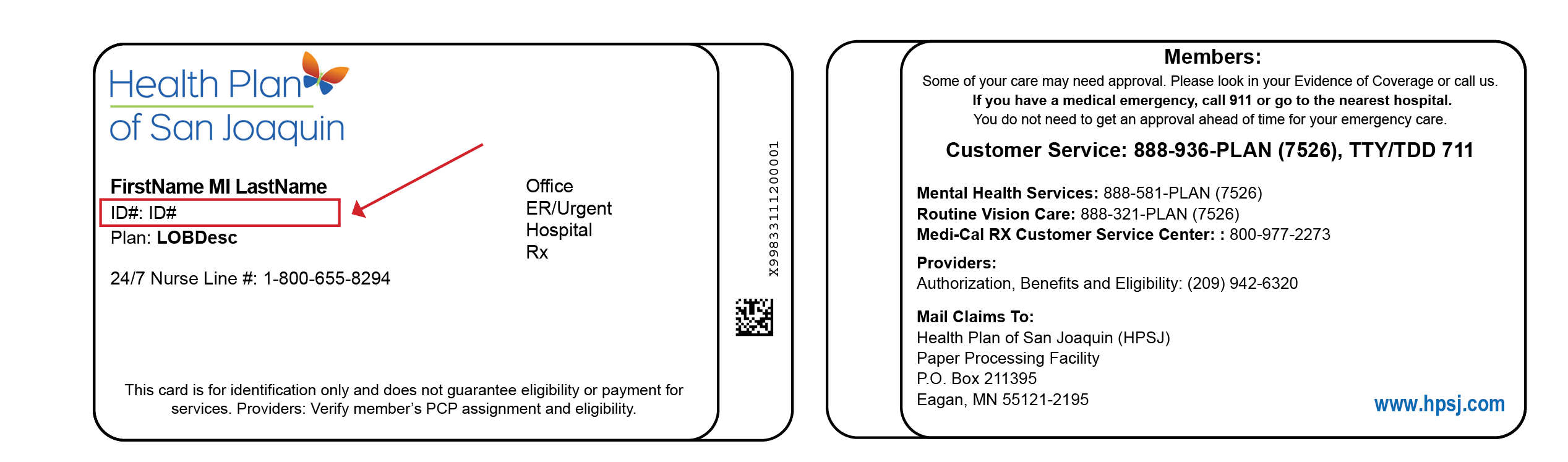 What Is Customer Service Center Id Card
