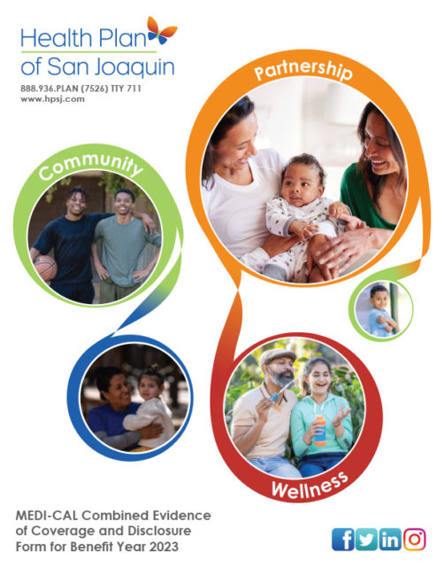 MediCal Evidence of Coverage Health Plan of San Joaquin