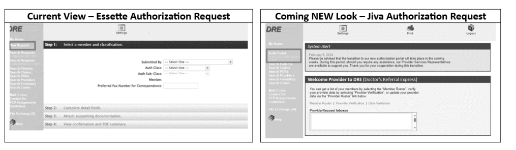 Provider Alert Screenshot