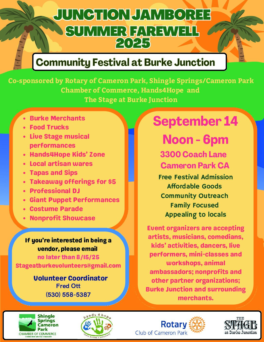 JUNCTION JAMBOREE SUMMER FAREWELL 2025 - HPSJ/MVHP