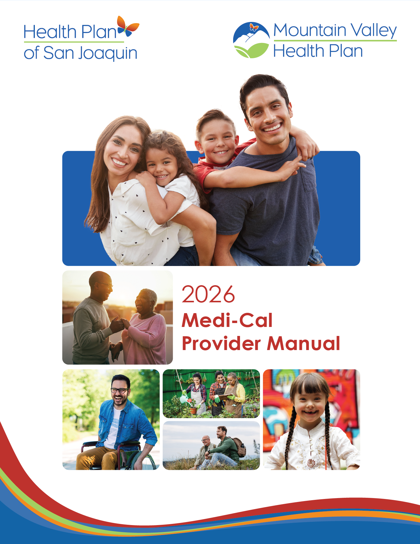 The cover for the HPSJ-MVP 2026 Medi-Cal Provider Manual