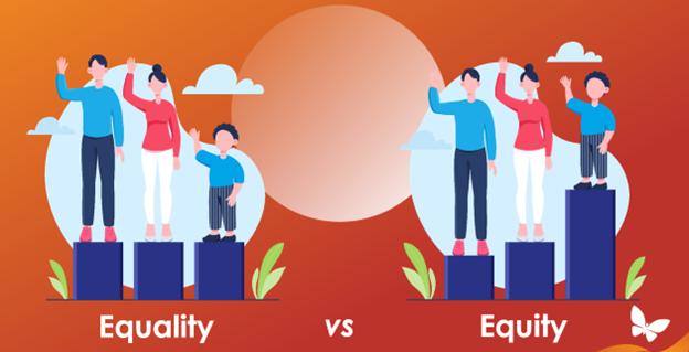 An example of equality vs equity in healthcare.